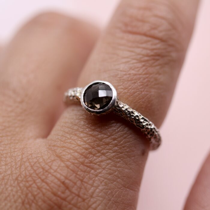 Anello Uno di Uno con quarzo fumè - immagine 2