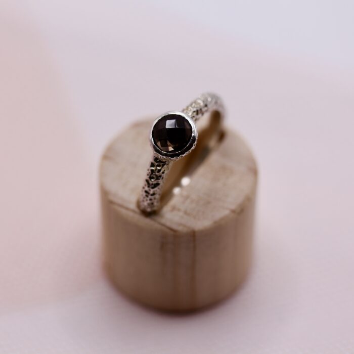 Anello Uno di Uno con quarzo fumè - immagine 3